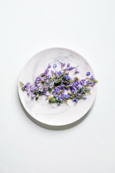 Plato de lavanda